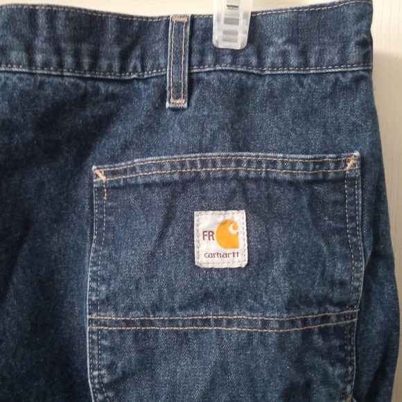 Carhartt FR Denim Work Jeans Mens 40x30 - Picture 5 of 6